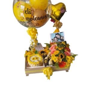 caja girasol